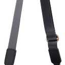 EVVE Crossbody Bags for Women Trendy Triple Zip Small Crossbody Camera Bag Purse with Wide Guitar Strap (Black)