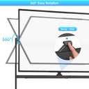 Maxtek Rolling Whiteboard 48x36 Large Magnetic White Board on Wheels Black