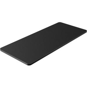 BONTEC Wood Table Top for Electric Standing Desk, 53.5" x 23.6" Solid One-Piece Countertop, Black MDF Desktop for Home Office, Gaming & Commercial Use, Compatible with Adjustable Frames