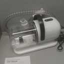 Dog Grooming Vacuum, All-in-One Pet Grooming Kit with Hair Clipper & Shedding Brush, Low Noise 12,000Pa Dog Hair Remover Vacuum, Pet Groomer Set with Cleaning Brushes, PG01 (White)