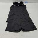 Tennis Dress for Women, Tennis Golf Dresses with Built in Shorts and Pockets for Sleeveless Workout Athletic Dresses (Medium, With Two Outer Pocket-black)