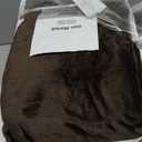 Electric Heated Blanket Queen Size 84"x90", Soft Plush Microplush for Bed, Dual Controllers & Heating Zones, 10Hs Auto Off & 5 Heating Levels, Machine Washable, Gifts for Family-Dark Brown