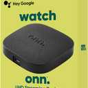 onn Android TV 4K UHD Streaming Device with Voice Remote Control & HDMI Cable