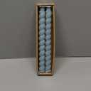 Creative Co-Op Twisted Taper Candles in Box, Blue, Set of 2