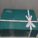 Ceramic Fruit Bowl for Kitchen Counter - 3 Tier Fruit Basket with Metal Stand, Tiered Fruit Stand for Countertop, Snack, Nuts, Cake, Dessert, Cute (Gold, Small)