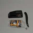 Desktop Stapler, Swing-Arm Swivel Stapler, 50 Sheet Capacity, 2000 Staples and Staple Remover, Rotatable Heavy Duty Staplers for Office, Home, Classroom, Booklet, Book Binding,Black