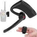 Bluetooth Wireless Two Way Radio Walkie Talkie Headset Earpiece with Finger PTT for Midland LXT80 LXT110 LXT112 LXT114 ICOM IC-F4 F20 F21 F22 F24 F25 F26 V8 V80 V80E V82 2pin wakie-Talkie