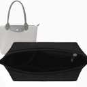 purse organizer insert for tote bag Longchamp Le Pliage tote bag purse inserts 1028black-Large 
