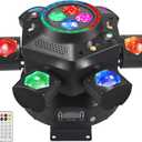Moving Head DJ Lights, 150W LED Stage Lights 5-in-1 with Remote