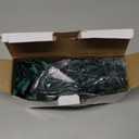 HISHINY Christmas Net Lights Outdoor, 5ftx5ft 100LED Green Wire, Connectable Bush Mesh Net Lights String for Christmas,St. Patrick's Day Party,Shrub,Yard,Tree (Green)