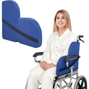 Mybow Lateral Support for Wheelchair Side Guards, Wheelchair Lateral Support Cushion, Contoured Foam Pad for Better Posture Sitting Upright, Wheelchair Side Padding for Elderly (1 Pack) Mybow Lateral Support for Wheelchair Side Guards, Wheelchair Lateral Support Cushion, Contoured Foam Pad for Better Posture Sitting Upright, Wheelchair Side Padding for Elderly (1 Pack)