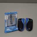 High Arch Support Insoles 3/4 Orthotic Inserts for Flat Feet Plantar Fasciitis Relief Overpronation, Shoes Insoles for Men Women Running, Black and Blue(M:Men 6.5-8.5, Women 7.5-9.5)