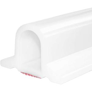 Duzzy 67 Inch Collapsible Shower Threshold Water Dam, Silicone Shower Water Stopper Barrier, Ideal for Wheelchair Accessible, Suitable for Accessibility ADA Handicap Showers Bathroom(5.6 Ft, White) Duzzy 67 Inch Collapsible Shower Threshold Water Dam, Silicone Shower Water Stopper Barrier, Ideal for Wheelchair Accessible, Suitable for Accessibility ADA Handicap Showers Bathroom(5.6 Ft, White)
