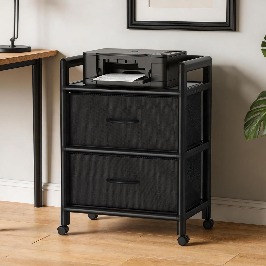 Glosen 2 Drawer File Cabinet with 26''