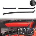 C8 Carbon Fiber Interior Trim Dashboard Strip Trim Fit for Chevrolet Corvette C8 Z51 Z06 E-Ray Stingray 2020-2025,100% Real Carbon Fiber Dashboard air vents Strip Trim
