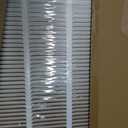 HVAC Premium 26'' x 32'' [Duct Opening] Flat Stamped Steel Return Air Grille - Sidewall and Ceiling - HVAC Vent Duct Cover - White [Outer Dimensions: 27.75''w X 33.75''h]