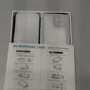 iPhone 16 Pro Max Case Waterproof, Built-in Privacy Screen & HD Screen Double Front Frame [IP68 Underwater] Shockproof Dustproof Full Body Protection iPhone 16 Pro Max Phone Case (Black)