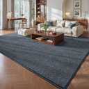 Pettop 6x9 Blue Grey Area Rugs for Living Room Bedroom, Thickened Memory-Foam Throw Carpet, Modern Minimalist Super Soft Kids Boys Girls Rug, Non-Slip and Washable Carpets for Dorm Home Decor