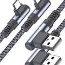 sweguard iPhone  Charger USB to Cable 90 Degree [2-Pack,3.3FT] Fast Charging Cord for iPhone