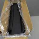 SPORT BEATS Stadium Seats with Back Support Bleacher Chairs with Back and Cushion Thick Padded Bleacher Seats Includes Shoulder Strap, Black, 1Pc, Regular - 17" W x 12" D x 16.5" H