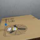 24" Industrial Fan Heavy Duty, 8500 CFM High Velocity Floor Fan 3 Speeds, Metal Construction and Aluminum Blades, 360 Tilt Metal Fan for Warehouse Garage Shop Workshop Factory and Basement Blue