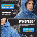 BANTREK Men's Winter Ski Jacket Water Resistant Warm Snow Coat Windproof Insulated Snowboard Rain Jackets with Hood (Dark Blue Camo,XX-Large)