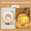 Light Up Easter lights with USB Charging for Tabletop, Paper Carving Easter Decorations indoor for Home, Easter Table Decor Lamp,Easter Gifts for Kids,Easter Basket Stuffers for Adult Boys Girls Teens