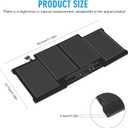 TREE.NB A1405 A1466 Replacement Laptop Battery for MacBook Air 13 inch A1466 (Mid 2012,Mid 2013,Early 2014, Early 2015,2017) A1369 (Late 2010 Mid 2011 Version), Also fit A1496 A1377 661-5731 Upgraded