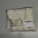 SweatyRocks Women's Twist Open Back Athletic Shirt Short Sleeve Crew Neck Workout Crop Tops (Beige, L)