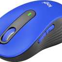 Logitech Wireless Mouse Signature M650 L Full Size - Large Hands, 2-Year Battery, Silent Clicks, Customizable Buttons, Bluetooth, PC/Mac/Chromebook - Classic Blue, Right-Handed, Large