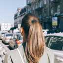 Hair Ties Pack of 100, Black Color, Elastic Band, Ponytail Holders, Elastic Ribbon, Hair Band, Crease Free, Hand Knotted, Metal-free, Ouchless