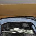 Foldable Dog Cat Playpen, Portable Dog Crate for Puppies, Cat, Puppy Play Pen for Indoors, Kennel Tent Crate for Indoor Outdoor Travel Camping Use with Carrying Case (Blue, L)