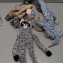 No Stuffing Dog Toys for Large Dogs, 5 Pack Squeaky Crinkle Interactive Dog Animals, Plush Teething Toys to Keep Them Busy, Cute Funny Dogs Gifts for Small Medium Large Breed