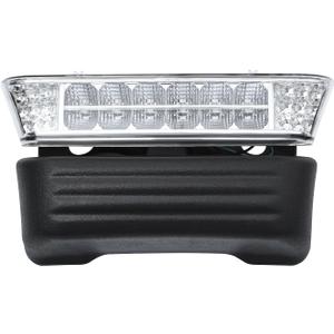 Golf Cart Precedent LED Headlight Light Kit Compatible with Club Car Precedent 2004-Up Front Replace Head Light 12V Light Kit Assembly with Bumper For Club Car Precedent Gas and Electric