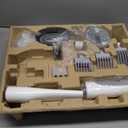 Dog Grooming Vacuum, Pet Grooming Kit with Dog Clippers, 2.5L Dust Cup 11000Pa Dogs Vacuum for Shedding Grooming, 5 Grooming Tools Home Cleaning in 1, Low Noise Pet Grooming Vacuum for Dogs (Gray)