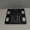 Stylish LED Display Body Fat Scale, Weight Scale, Bluetooth Smart Scale with Health app Integration, Body Fat and Health Monitor with app sync, Suitable for Bathroom (Black)