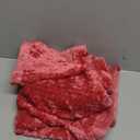 Fuzzy Blanket or Fluffy Blanket for Baby, Soft Warm Cozy Coral Fleece Toddler, Infant or Newborn Receiving Blanket for Crib, Stroller, Travel, Decorative (28Wx40L, XS-Raspberry)