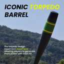 T1 Pro Plastic Torpedo Bat for Backyard Baeball Game - 32 in / 12 oz