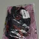 RSLOVE Women Lingerie Set with Garter Belt Lace Lace Teddy Babydoll Strappy Exotic Bra and Panty Set (No Stockings) Black-Red S