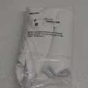 Chyhomenyc White Curtains 54 Inch Length 2 Panels, Faux Linen Textured Semi Sheer Light Filtering Soft Airy Rod Pocket Window Treatment Drapes for Living Room Bedroom, 30Wx54L Inch, Set of 2