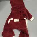 Esobo Fashion Winter Dog Warm Coat Jacket Four-Legged Neck Warm Pet Sweaters for Small Medium Large Dogs (Wine red)