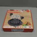 Chicken Shredder with Brush 10" Pro Chicken Shredder Tool Twist Stable Anti-Slip BPA Free Meat Shredder Tool Twist Ergonomic Handle Meat Grinder Dishwasher-safe Transparent Lid Black