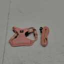 BELLA & PAL Adjustable Step-in Dog Harness, Puppy No-Pull Vest with Leash Set for XS/Small & Medium Dog, Breathable All-Weather Mesh, Reflective Strip, Secure Hook & Loop, Buckle Closure (XS (chest: 13-16"), Pink)