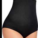 Vaslanda Tummy Control Shapewear Panties for Women High Waisted Body Shaper Underwear Girdle Panty Seamless Shapewear S