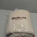 Bedsure Queen Size Comforter Set, Sand Soft Prewashed Bedding for All Seasons, 3 Pieces GentleSoft Warm Down Alternative Bed Set, 1 Lightweight Comforter (90"x90") and 2 Pillowcases (20"x26")