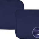 Sqodok Outdoor Cushions Covers 24X22, Patio Cushion Covers for Outdoor Furniture Waterproof Outside Seat Slipcovers Replacement Chair Cushion Covers 2pcs, Blue
