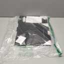 Oterri File Organizer Box, Portable Collapsible Cardboard File Folder Organizer with Handle for Letter Size Hanging Files, Document Storage Box for Home Office & Classroom (2 Packs, Black)