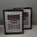 PEALSN 11x14 Picture Frame Set of 6, Display Pictures 8x10 with Mat or 11x14 without Mat for Wall Mounting or Table Top Display, Photo Frames Collage for Wall Decor, Black Woodgrain.