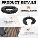 49 Feet Zig Zag 9 Gauge Upholstery Springs Roll, Sinuous Springs for Furniture Auto Upholstery Repair and Replacement, Cut to Size for Fixing Sagging Cushion in Sofa Recliner Chair