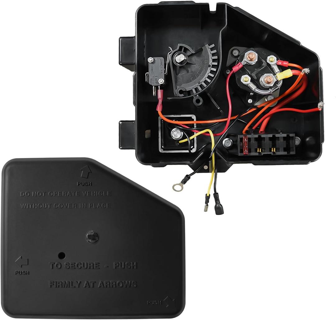 Club Car Electrical Component Box Asm/Electrical Box Cover, Fits for Gas Club Car DS 1992-2015, OEM#1013609, 1015777/102711201, 1015373, 1014808, 1015372